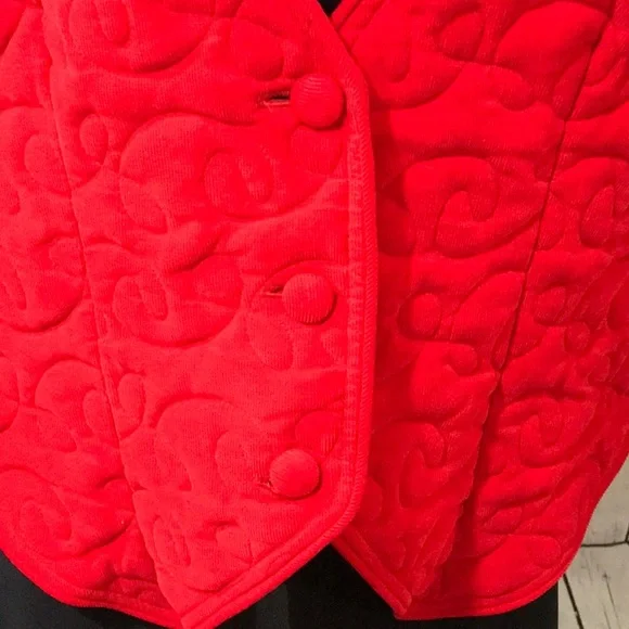 NWOT Elizabeth Jane corduroy textured vest 100% cotton - Picture 2 of 10